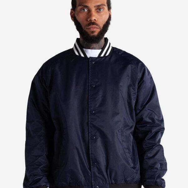 Unisex Collared Varsity Jacket Thumbnail